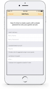 Create your social jukebox party on your iPad or iPhone.