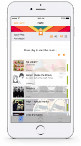 Share the party with your guests so they can start submitting Spotify song requests